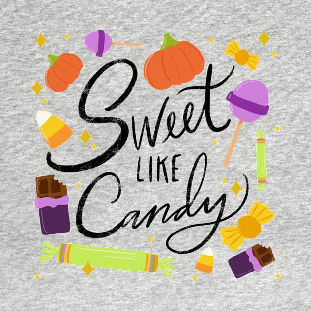 "Sweet Like Candy" - Sweet and Spooky Treats: Assorted Halloween Candies by Maddyslittlesketchbook